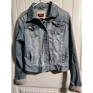 vanity jeans denim jacket Tag  XXL Juniors